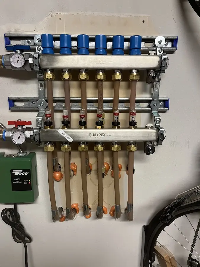 Plumber performing Leak Detection at a residential property in Perryville